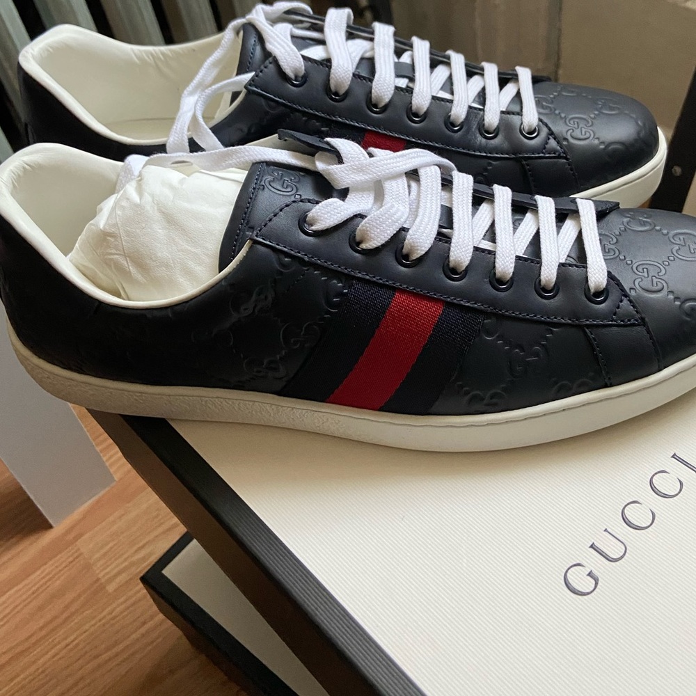 Men’s Ace Gucci Signature Sneaker